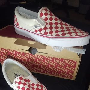 Retro Diner Checkerboard Vans